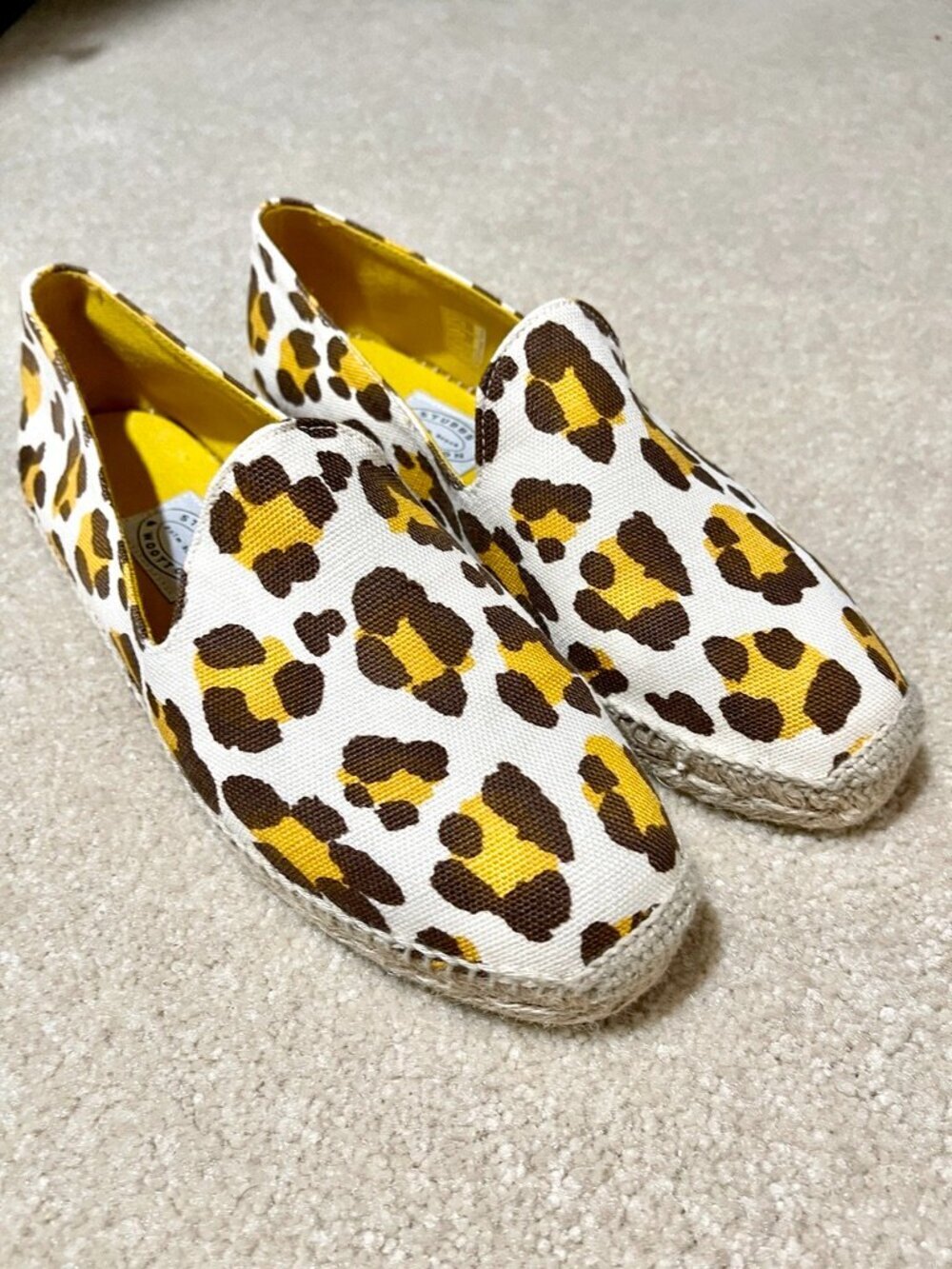 Stubbs & Wootton Brown and Tan Espadrilles Size 7 NWOB